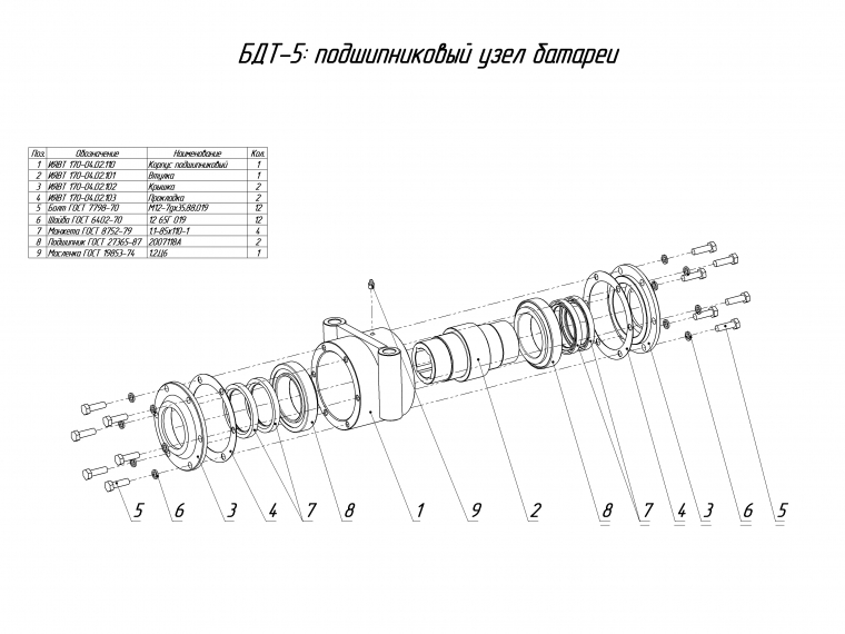ЗАПАСНЫЕ ЧАСТИ К БОРОНЕ ДИСКОВОЙ ТЯЖЕЛОЙ БДТ-5.4