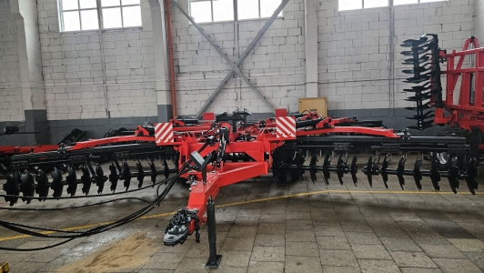 БОРОНА ПОЛУПРИЦЕПНАЯ ДИСКОВАЯ БПД-9А