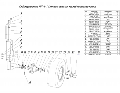 ЗАПЧАСТИ К ГЛУБОКОРЫХЛИТЕЛЬ ГРТ-4-1