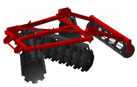 БОРОНА НАВЕСНАЯ ДИСКОВАЯ БНД-2