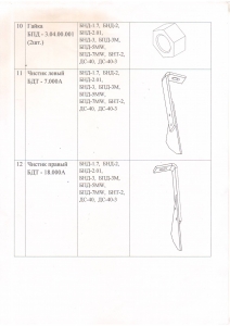 ОБЩИЕ ЗАПЧАСТИ К НАВЕСНЫМ И ПРИЦЕПНЫМ БОРОНАМ