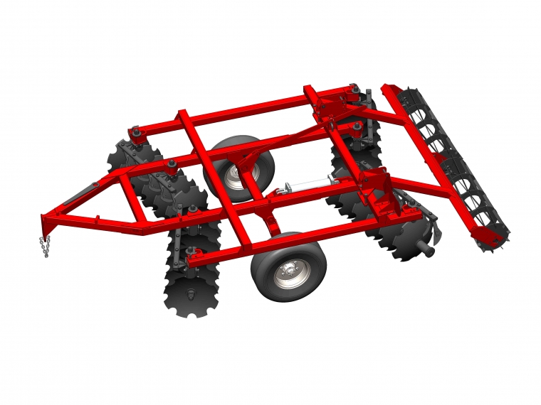 БОРОНА ПОЛУНАВЕСНАЯ ДИСКОВАЯ БПД-3М